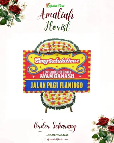Bunga Papan Congratulation di The Krakatau Grand Ballroom